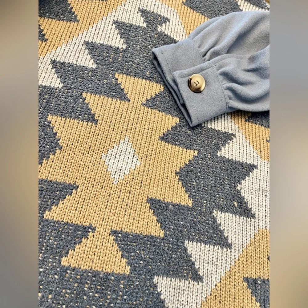 SOUTHWESTERN STYLE SHIRT/JACKET - Picture 5 of 11